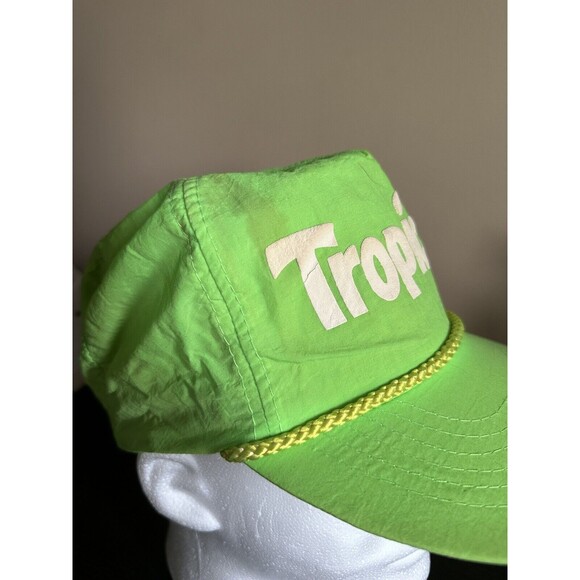 Vintage Tropicana Nylon Fluorescent Snapback Rope Hat - Picture 5 of 6